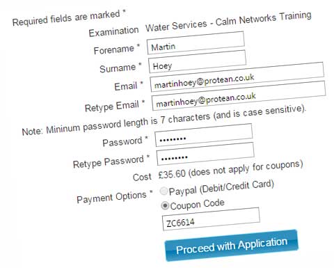 Calm Networks Application Form